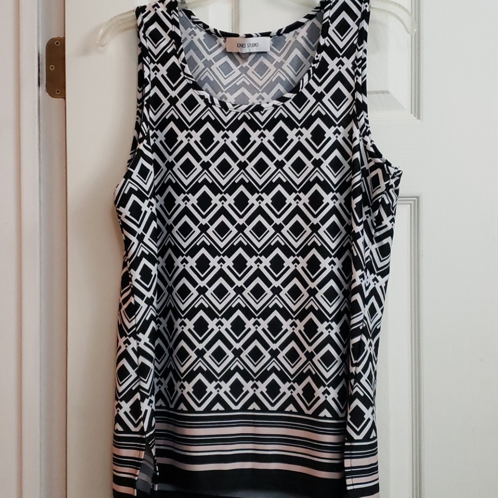 Jones Studio Sleeveless Blouse Medium